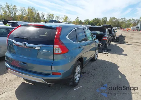 2015 Honda Cr-V Ex из США, поврежденный, VIN 5J6RM4H56FL050180